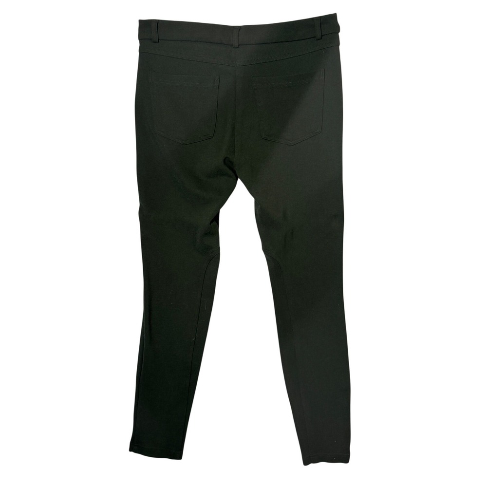 Joe Fresh Size 8 Dark Olive Green Ponte Equestrian Leggings Skinny Pants - Picture 2 of 7